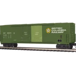 MTH 20-93484 O British Columbia Railway 50' Boxcar #800278 LN/Box - Model Train Junction: Quality Parts and Art Supplies