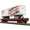 MTH 20-98767 O Canadian National Flat Car w/ 48' Trailer #685846 - Model Train Junction: Quality Parts and Art Supplies