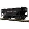 MTH 20-97696 O Chesapeake & Ohio 2-Bay Offset Hopper Car #52682 - Model Train Junction: Quality Parts and Art Supplies