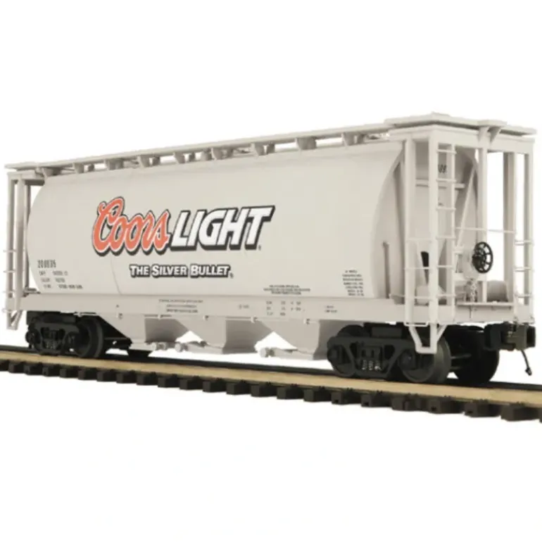 MTH 20-97684 O Coors Light 3-Bay Cylindrical Hopper Car #200935 - Model Train Junction: Quality Parts and Art Supplies