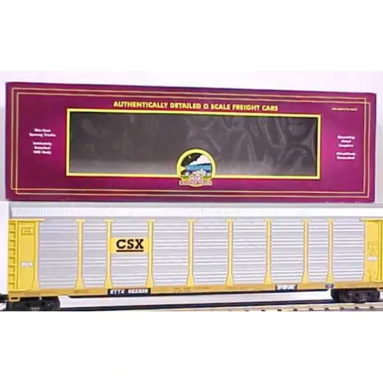 MTH 20-98257 O CSX Corrugated Auto Carrier #852332 NIB - Model Train Junction: Quality Parts and Art Supplies