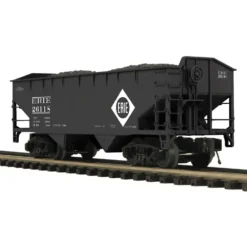 MTH 20-97681 O Erie Premier 2-Bay Offset Hopper Car Set (Set of 2) - Model Train Junction: Quality Parts and Art Supplies
