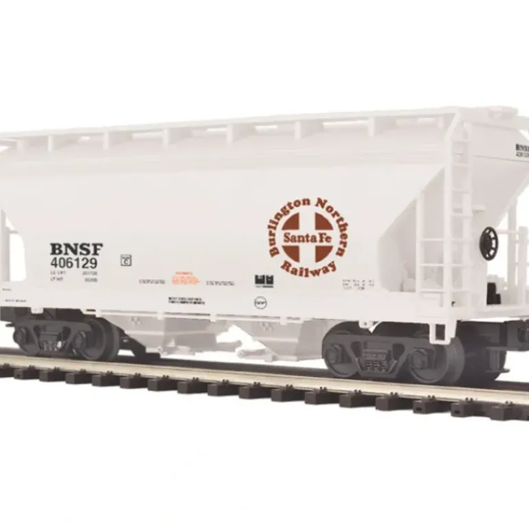 MTH 20-97668 O Gauge BNSF 2-Bay Centerflow Hopper #406129 - Model Train Junction: Quality Parts and Art Supplies