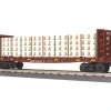 MTH 30-76342 O Gauge BNSF Bulkhead Flatcar #552242 w/Lumber Load - Model Train Junction: Quality Parts and Art Supplies
