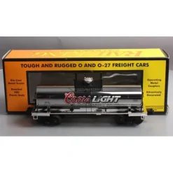 MTH 30-73223 O Gauge Coors Light Chrome Tank Car #200701 EX/Box - Model Train Junction: Quality Parts and Art Supplies