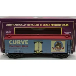 MTH 20-94326 O Gauge Curve Beer 36' Woodsided Reefer Car - Model Train Junction: Quality Parts and Art Supplies