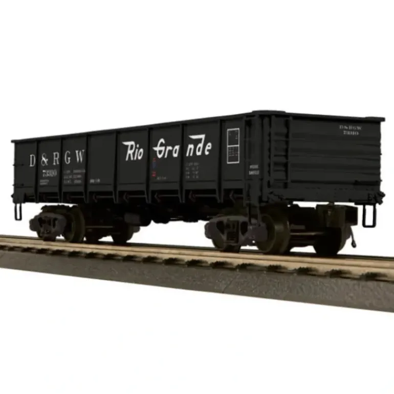 MTH 20-98932 O Gauge DRG&W 55 Ton All Steel Drop Bottom Gondola Car #73310 LN/Box - Model Train Junction: Quality Parts and Art Supplies