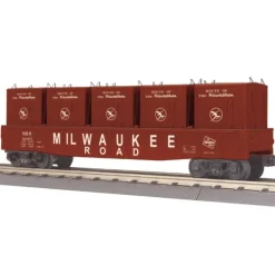 MTH 30-72057 O Gauge Milwaukee Road Gondola Car #92373 w/LCL Containers - Model Train Junction: Quality Parts and Art Supplies