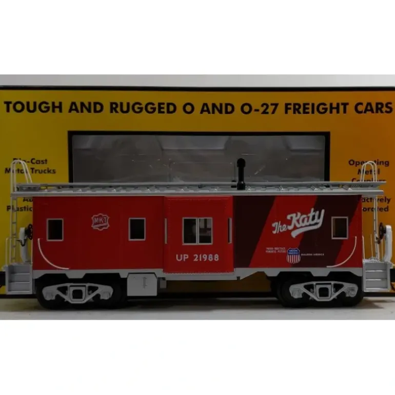 MTH 30-77154 O Gauge MKT "The Katy" Bay Window Caboose #21988 - Model Train Junction: Quality Parts and Art Supplies