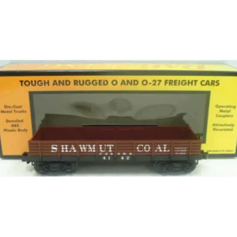 MTH 30-72017 O Gauge Pittsburgh, Shawmut and Northern Gondola #4142 - Model Train Junction: Quality Parts and Art Supplies
