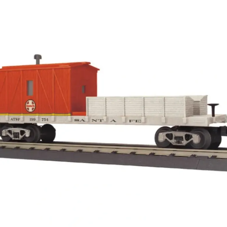 MTH 30-79294 O Gauge Santa Fe Crane Tender Car - Model Train Junction: Quality Parts and Art Supplies