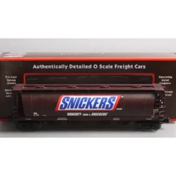 MTH 30-75299 O Gauge Snickers 4-Bay Cylindrical Hopper Car - Model Train Junction: Quality Parts and Art Supplies