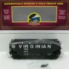 MTH 20-97234 O Gauge Virginian 2-Bay Fish Belly Hopper #28222 w/Coal Load - Model Train Junction: Quality Parts and Art Supplies