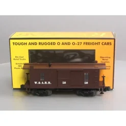 MTH 30-7724 O Gauge W.A.R.R. 19th Century Woodsided Caboose #58 NIB - Model Train Junction: Quality Parts and Art Supplies