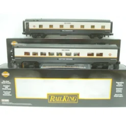 MTH 30-67475 O Harley-Davidson 60' Streamlined Sleeper/Diner Set (Set of 2) - Model Train Junction: Quality Parts and Art Supplies