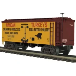 MTH 20-94358 O Mandan Creamery 36' Woodsided Reefer Car - Model Train Junction: Quality Parts and Art Supplies