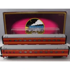 MTH 20-6652 O Milwaukee 70' Streamlined Slpr/Diner Passenger Cars (Set of 2) - Model Train Junction: Quality Parts and Art Supplies
