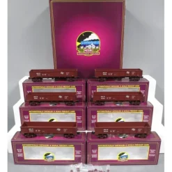 MTH 20-90513 O Milwaukee 55 Ton All Steel Drop Bottom Gondola Car Set (Set of 6) - Model Train Junction: Quality Parts and Art Supplies