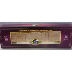 MTH 20-98309 O Milwaukee Road Center Beam Flat Car w/ Lumber Load LN/Box - Model Train Junction: Quality Parts and Art Supplies