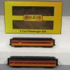 MTH 30-69140 O Milwaukee Road RailKing 60' Madison Combo/Diner Set (Set of 2) - Model Train Junction: Quality Parts and Art Supplies