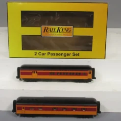 MTH 30-69140 O Milwaukee Road RailKing 60' Madison Combo/Diner Set (Set of 2) - Model Train Junction: Quality Parts and Art Supplies