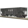 MTH 20-97641 O Norfolk & Western 70-ton 3-Bay Hopper Car #765010 - Model Train Junction: Quality Parts and Art Supplies