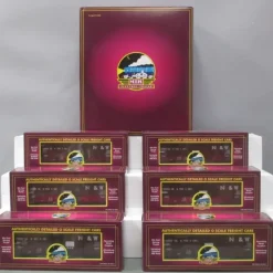 MTH 20-90387 O Norfolk & Western 40' USRA Single Sheathed Box Car Set (Set of 6) - Model Train Junction: Quality Parts and Art Supplies