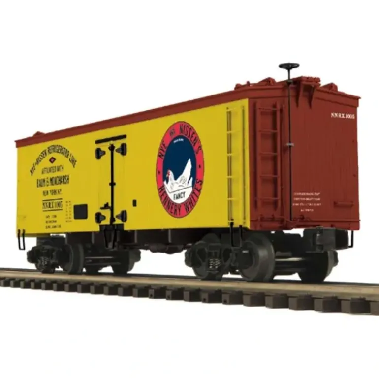 MTH 20-94353 O Nye and Nissen 36' Woodsided Reefer Car #1008 - Model Train Junction: Quality Parts and Art Supplies