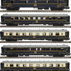 MTH 20-60004-2 O Orient Express Premier 2-Rail Passenger Car Set (Set of 5) - Model Train Junction: Quality Parts and Art Supplies