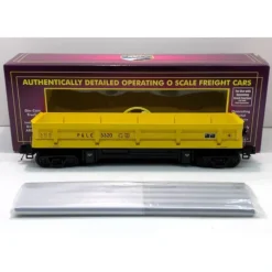 MTH 20-98594 O P&LE Operating Dump Car w/Pipe Load #3320 - Model Train Junction: Quality Parts and Art Supplies