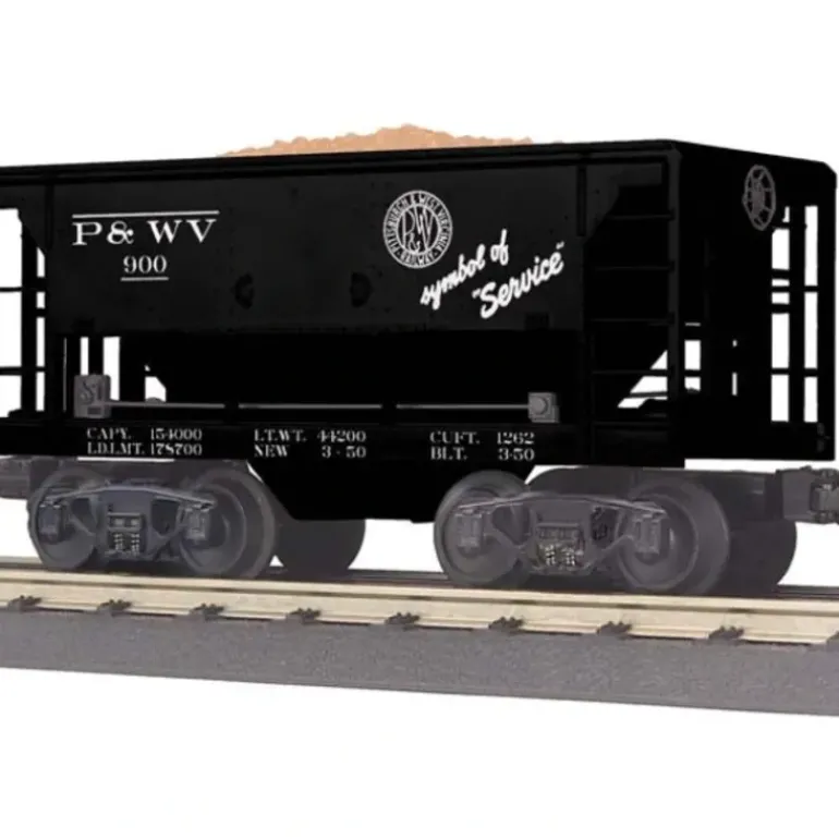 MTH 20-97236 O Pittsburgh & West Virginia Ore Car w/Ore Load - Model Train Junction: Quality Parts and Art Supplies