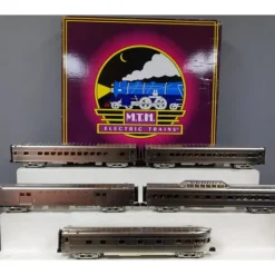 MTH 20-65152 O Santa Fe 70' Streamlined Smooth-Side Passenger Set (Set of 5) - Model Train Junction: Quality Parts and Art Supplies