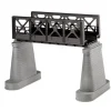 MTH 40-1106 O Scale Black Girder Bridge & Stone Pillars - Model Train Junction: Quality Parts and Art Supplies