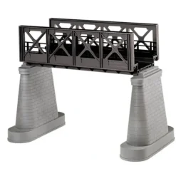 MTH 40-1106 O Scale Black Girder Bridge & Stone Pillars - Model Train Junction: Quality Parts and Art Supplies