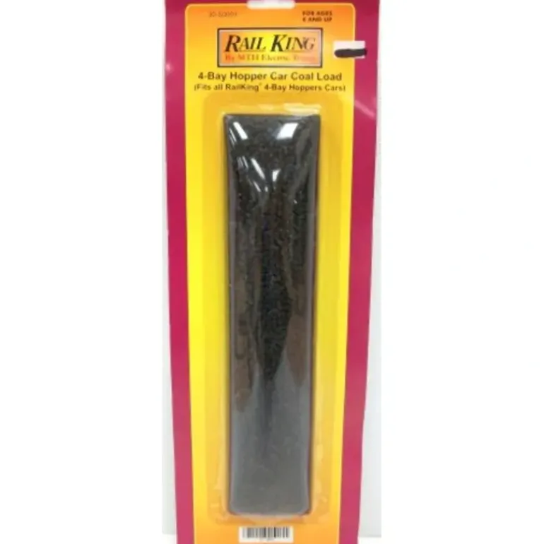 MTH 30-50001 O Scale Car Coal Load for RailKing 4-Bay Hoppers - Model Train Junction: Quality Parts and Art Supplies