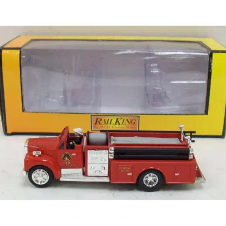 MTH 30-50034 O Scale Red Die-Cast Fire Truck Company #219 - Model Train Junction: Quality Parts and Art Supplies