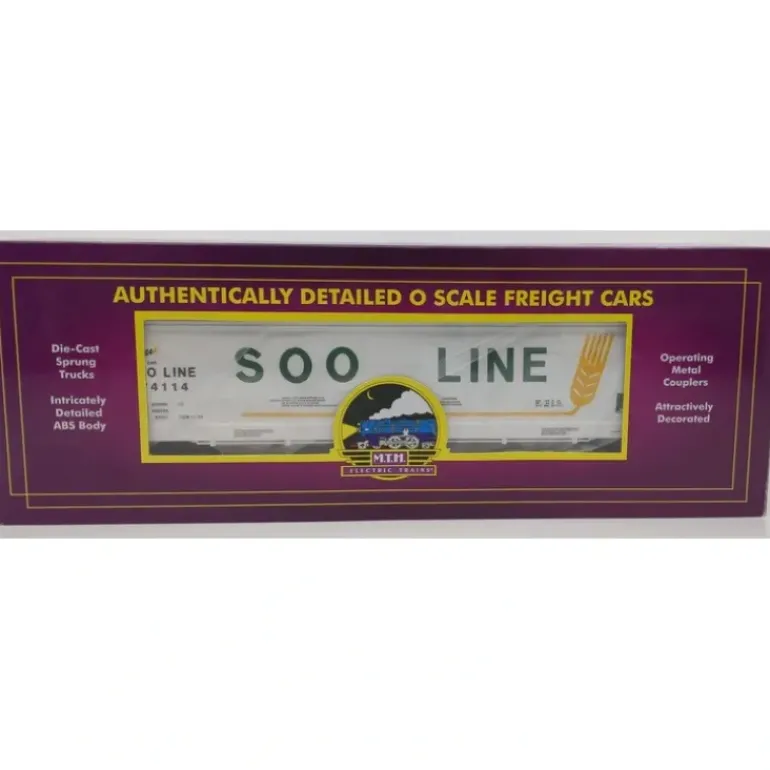 MTH 20-97716 O SOO Line 3-Bay Centerflow Hopper #74114 LN/Box - Model Train Junction: Quality Parts and Art Supplies