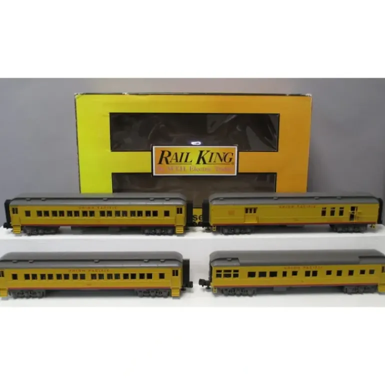 MTH 30-69091 O Union Pacific 60' Madison Passenger Car Set (Set of 4) - Model Train Junction: Quality Parts and Art Supplies