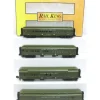 MTH 30-69046 O U.S. Army 60' Madison Passenger Car Set (Set of 4) - Model Train Junction: Quality Parts and Art Supplies