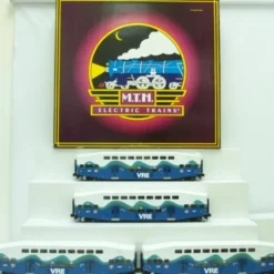 MTH 20-65053 O Virginia Railway Express Bombardier Passenger Car Set (Set of 4) - Model Train Junction: Quality Parts and Art Supplies