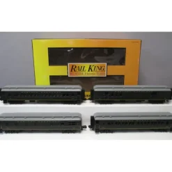 MTH 30-69049 O Western Maryland 60' Madison Passenger Car Set (Set of 4) - Model Train Junction: Quality Parts and Art Supplies