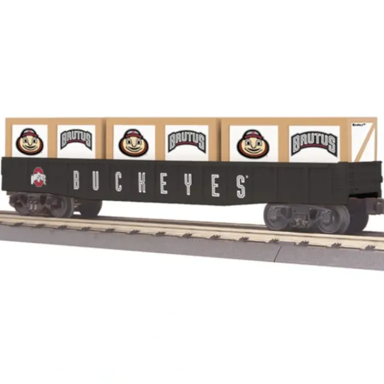 MTH 30-72023 Ohio State Gondola Car w/Crates - Model Train Junction: Quality Parts and Art Supplies