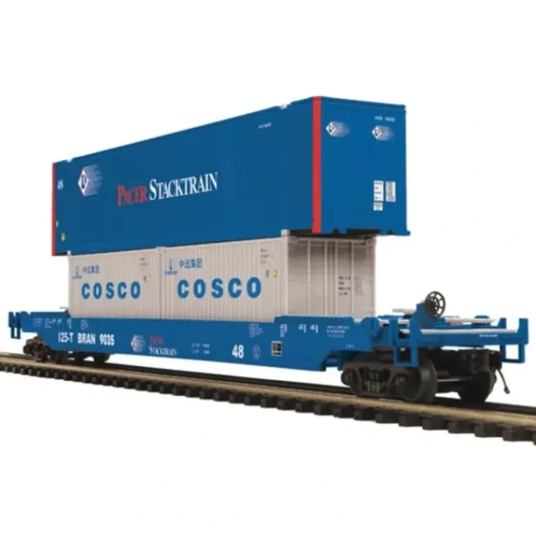 MTH 20-95082 Pacer Stacktrain Husky Stack Car #9035 - Model Train Junction: Quality Parts and Art Supplies
