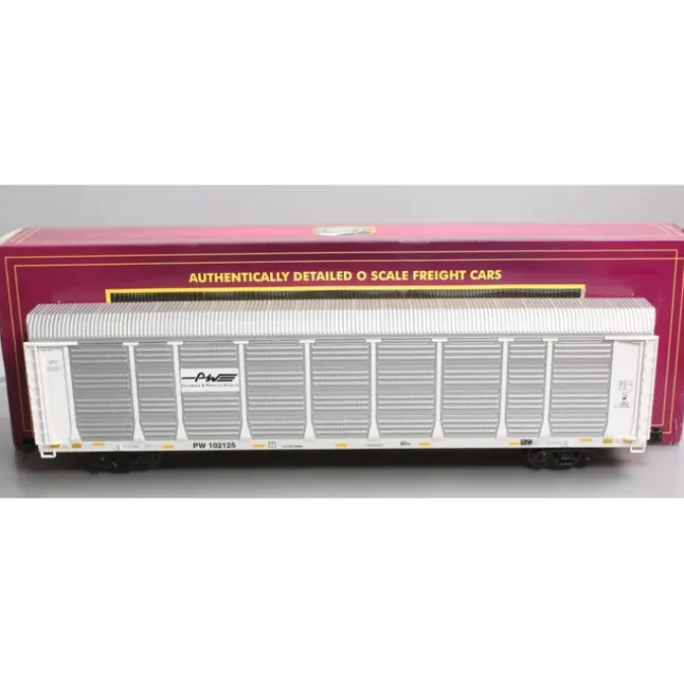 MTH 20-98739 P&W Corrugated Auto Carrier - Model Train Junction: Quality Parts and Art Supplies