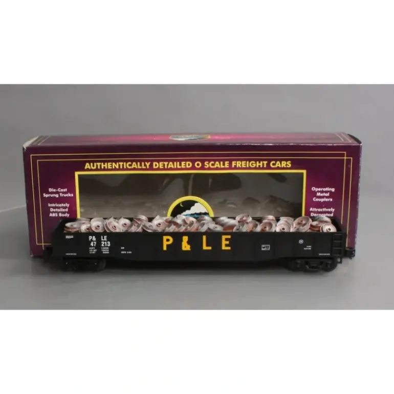 MTH 20-98077 Pittsburgh & Lake Erie Gondola Car w/Wheel Scrap Load V2 - Model Train Junction: Quality Parts and Art Supplies