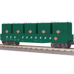 MTH 30-72059 Railway Express Agency Gondola Car w/LCL Containers - Model Train Junction: Quality Parts and Art Supplies