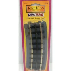 MTH 40-1057-2 RealTrax O-54 Half Curve Track - Model Train Junction: Quality Parts and Art Supplies