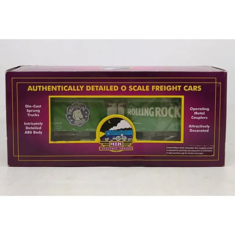 MTH 20-94341 Rolling Rock 36 Woodsided Reefer Car V2 - Model Train Junction: Quality Parts and Art Supplies