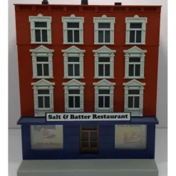 MTH 30-90348 Salt & Batter Restaurant 4-Story Building - Model Train Junction: Quality Parts and Art Supplies