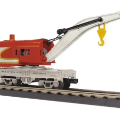 MTH 30-79290 Santa Fe Crane Car - Model Train Junction: Quality Parts and Art Supplies